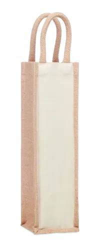 CAMPO DI VINO Juta boros táska egy palackhoz