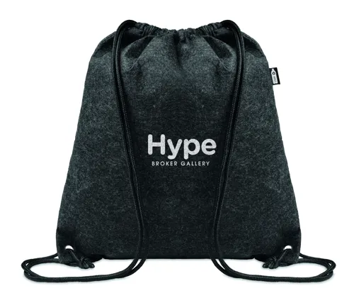 INDICO RPET filc húzózsinóros táska