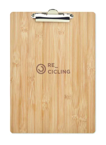 CLIPBO A4 bambusz csíptetős írótábla
