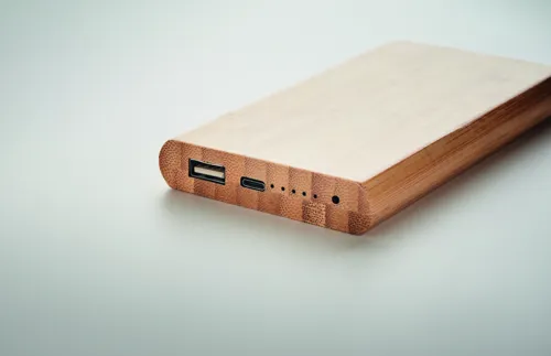 ARENA C 6000 mAh bambusz powerbank