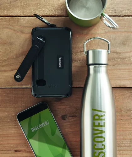 DYA 8000 mAh napelem/dinamós töltő