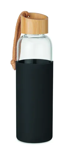 CHAI Üveg palack szilikon tok,500ml