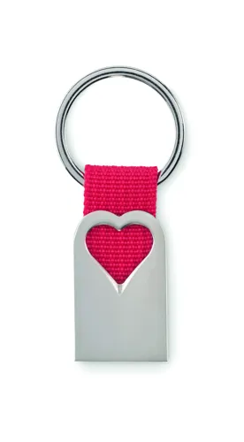 BONHEUR Szív kulcstartó fémből
