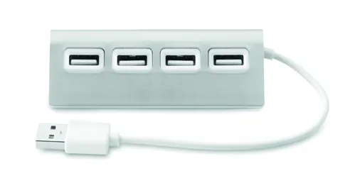 ALUHUB 4 portos USB elosztó