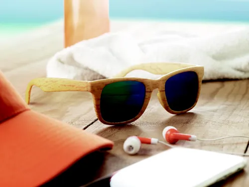 WOODIE Fa hatású napszemüveg