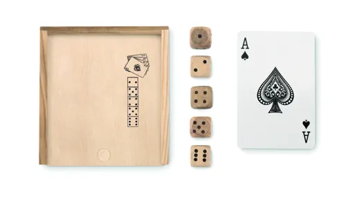 LAS VEGAS Kártya és dobókockák dobozban