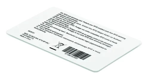 CUSTOS RFID skimmelésgátló kártya