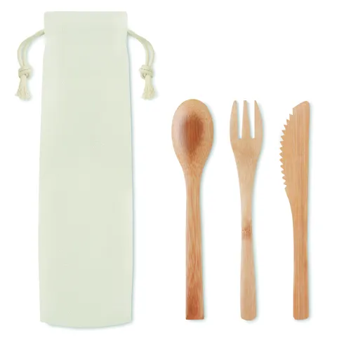SETBOO Bambusz evőeszköz készlet