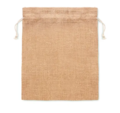 JUTE SMALL Kis juta ajándéktasak 14x22 cm