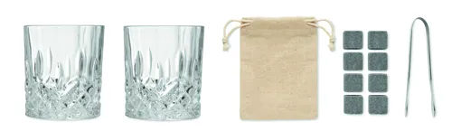 INVERNESS Whisky szett bambusz dobozban