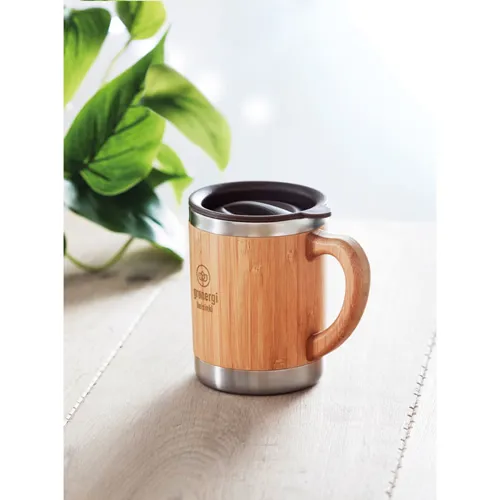 MOKKA Duplafalú pohár 300ml Fa 