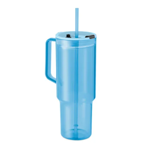 MUGORA RPET pohár 1200 ml Áttetsző Világoskék 