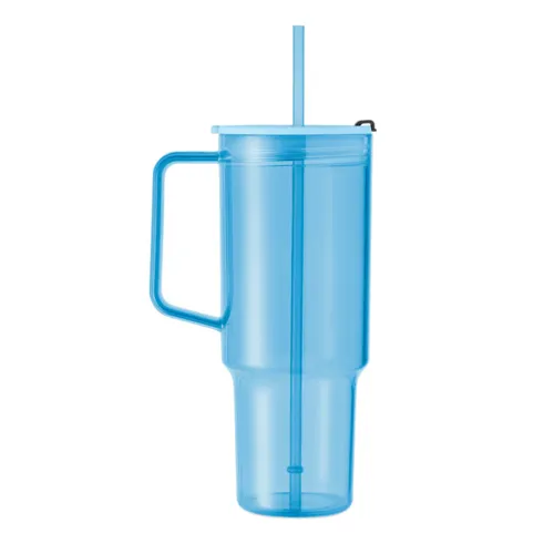 MUGORA RPET pohár 1200 ml Áttetsző Világoskék 