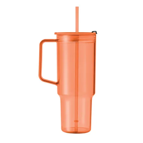 MUGORA RPET pohár 1200 ml Áttetsző Narancssárga 