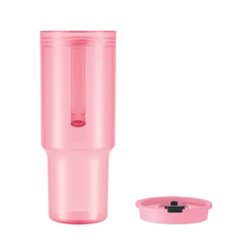 MUGORA RPET pohár 1200 ml Áttetsző Rózsaszín 