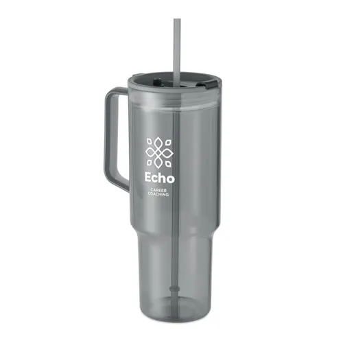 MUGORA RPET pohár 1200 ml Áttetsző Szürke 