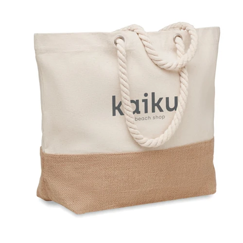 PANTAI Vászon strandtáska 280 g Bézs 