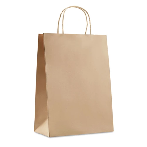 PAPER LARGE Nagy papír ajándéktasak 150 g Bézs 