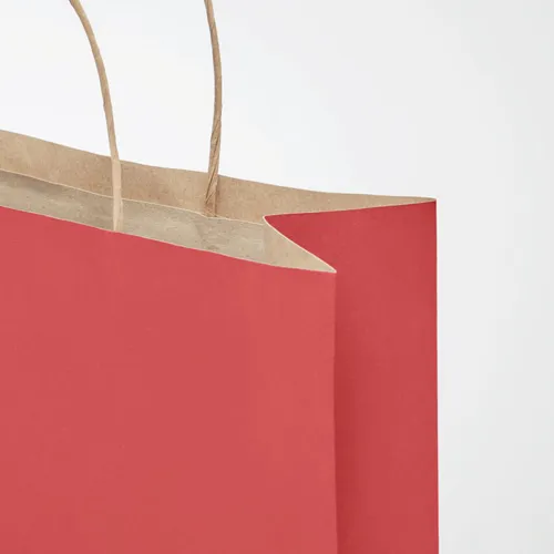 PAPER TONE M Közepes papír ajándéktasak Piros 