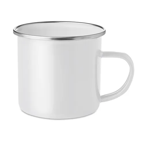 PLATEADO Zománcozott fém bögre 350 ml Fehér 