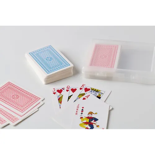 PLAYCARD Franciakártya készlet, 2 pakli Áttetsző 
