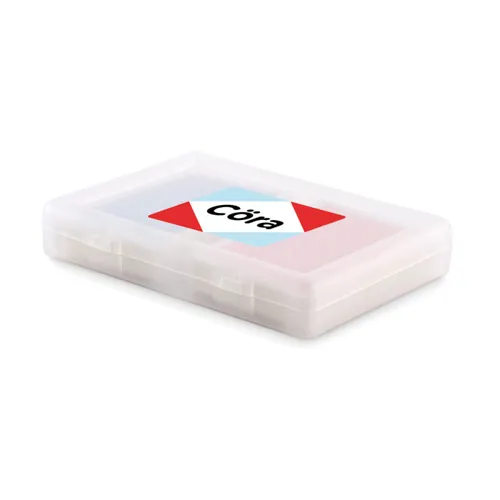 PLAYCARD Franciakártya készlet, 2 pakli Áttetsző 