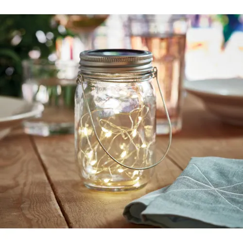 POT LAMP Napelemes kültéri lámpa Áttetsző 