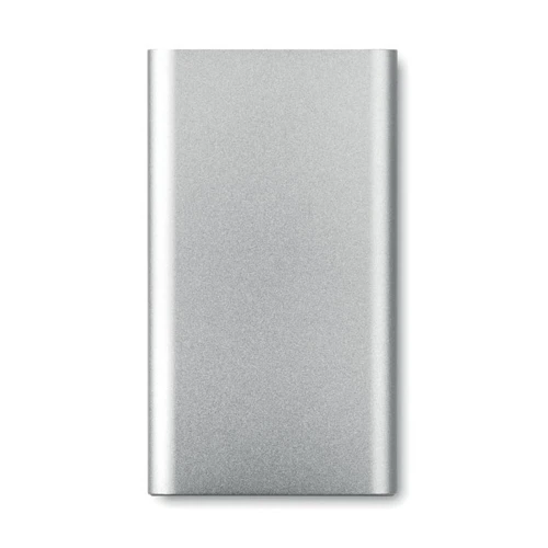 POWER&WIRELESS 4000 mAh vez.nélk. powerbank Matt Ezüst 