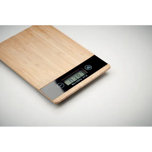 PRECISE Bambusz digit. konyhai mérleg Fa 