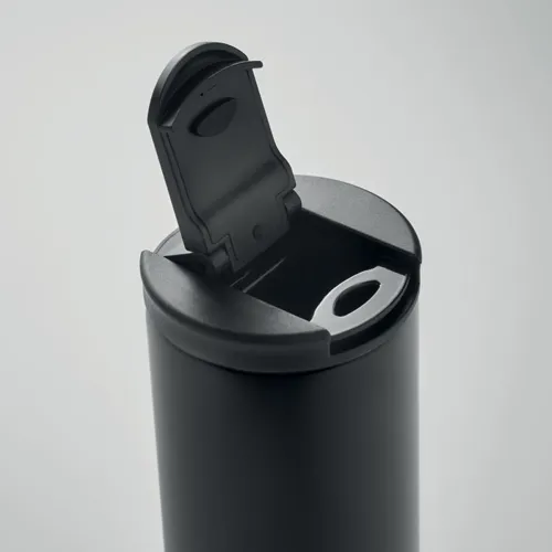 REDU Duplafalú úti pohár 330ml Fekete 