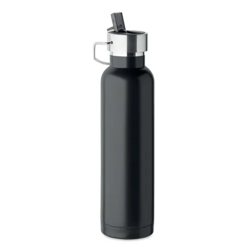 RIFLOW Duplafalú termoszpalack 660 ml Fekete 