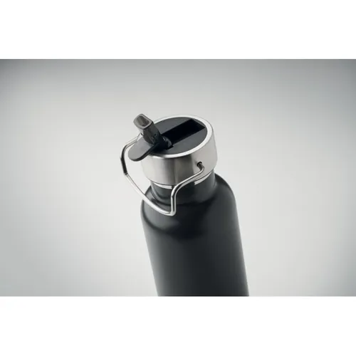 RIFLOW Duplafalú termoszpalack 660 ml Fekete 