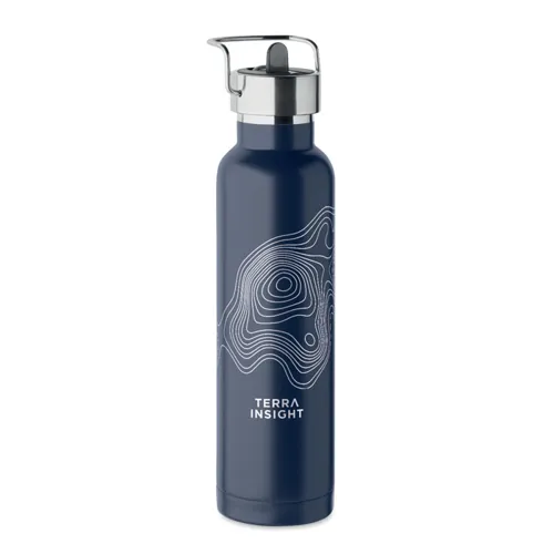 RIFLOW Duplafalú termoszpalack 660 ml Francia Tengerészkék 