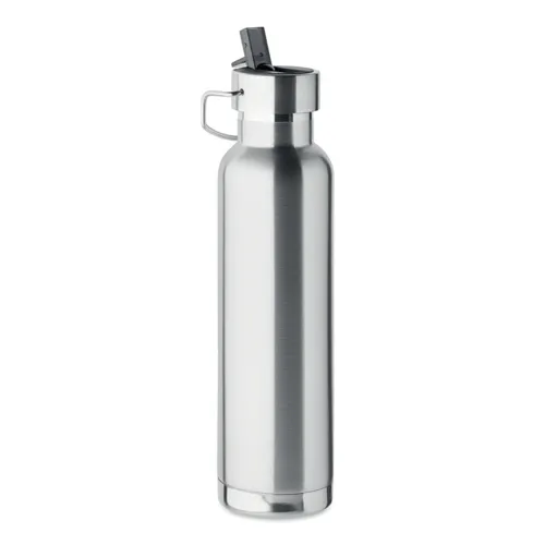 RIFLOW Duplafalú termoszpalack 660 ml Matt Ezüst 
