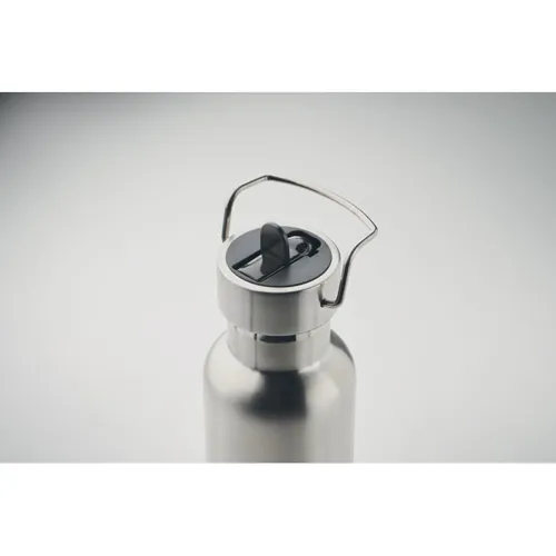 RIFLOW Duplafalú termoszpalack 660 ml Matt Ezüst 