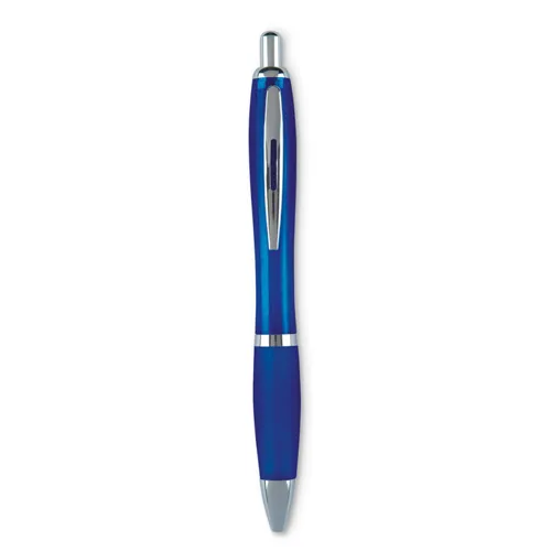 RIOCOLOUR Feketén iró nyomógombos toll Áttetsző Kék 