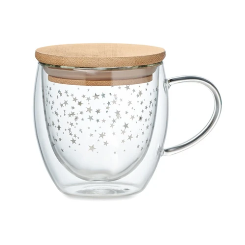 SION Duplafalú boroszilikát bögre Áttetsző 