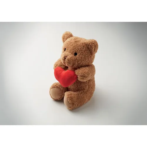 SNUGGLE Plüss mackó szívvel 23 cm Piros 