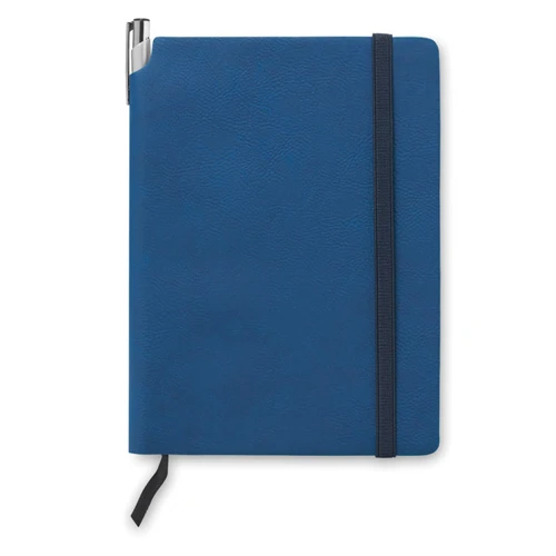 SOFTNOTE A5 vonalas PU borítós notesz Kék 