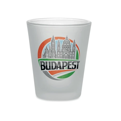 SONGOBLIM Szublim. feles pohár 44ml Áttetsző Fehér 