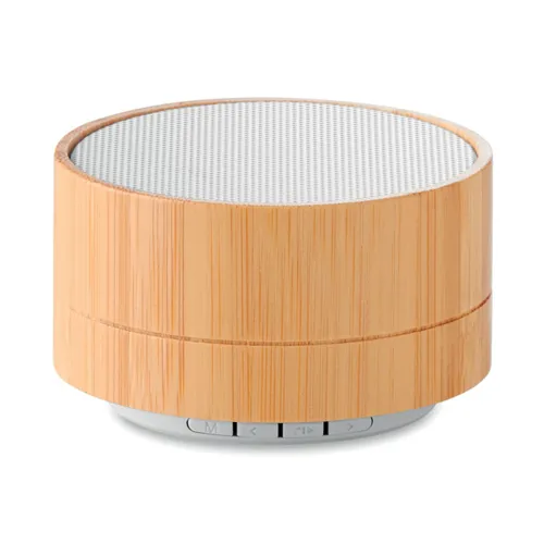 SOUND BAMBOO 3W bambusz vez. nélk hangszóró Fehér 