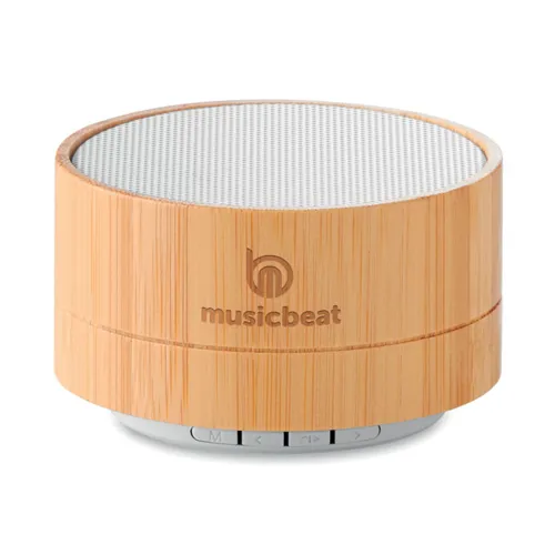 SOUND BAMBOO 3W bambusz vez. nélk hangszóró Fehér 