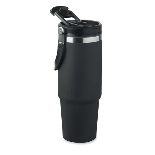 SUMA HAND Duplafalú pohár 850 ml Fekete 