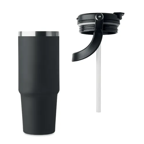 SUMA HAND Duplafalú pohár 850 ml Fekete 