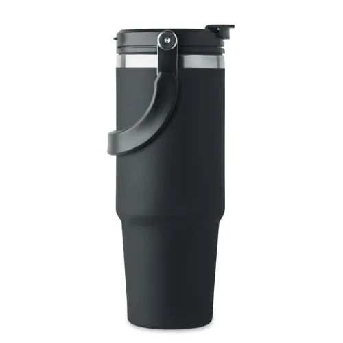 SUMA HAND Duplafalú pohár 850 ml Fekete 