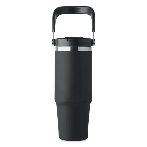 SUMA HAND Duplafalú pohár 850 ml Fekete 