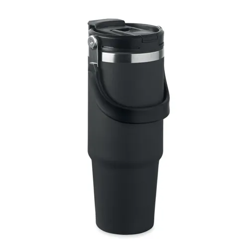 SUMA HAND Duplafalú pohár 850 ml Fekete 