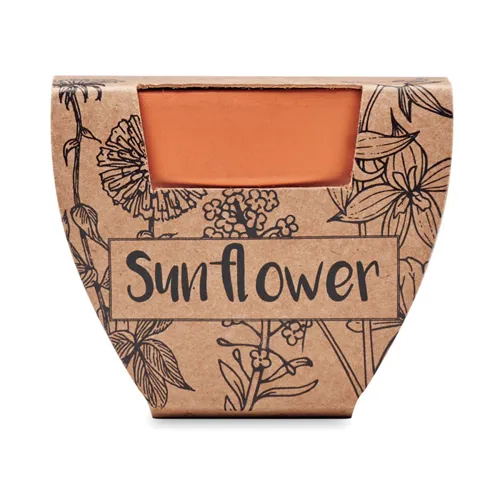SUNFLOWER Terrakotta ültető, napraforgó Fa 