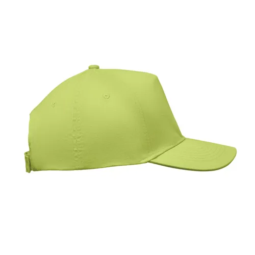 SUNNY 5 panel baseball sapka 180 gr Lime 