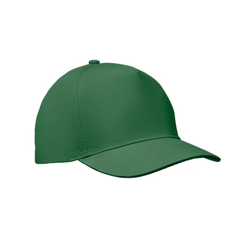 SUNNY 5 panel baseball sapka 180 gr Sötétzöld 